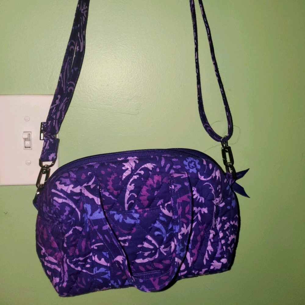 Vera Bradley Crossbody Amethyst PaisleyNWOT